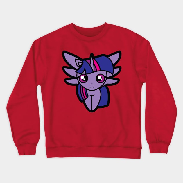 Twilight Sparkle as a Alicorn Tooniefied Crewneck Sweatshirt by Tooniefied